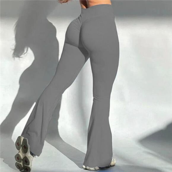 High Waist Workout Yoga Leggings Fitness Butt Lifting Scrunch Butt Sports Gym - Picture 5 of 9